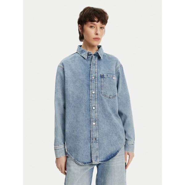 calvin-klein-jeans-tzin-poukamiso-j20j225516-mple-relaxed-fit-0000304654893 ΓΥΝΑΙΚΕΙΟ ΠΟΥΚΑΜΙΣΟ DAD DENIM SHIRT CALVIN KLEIN J20J225516-1AA - Image 1