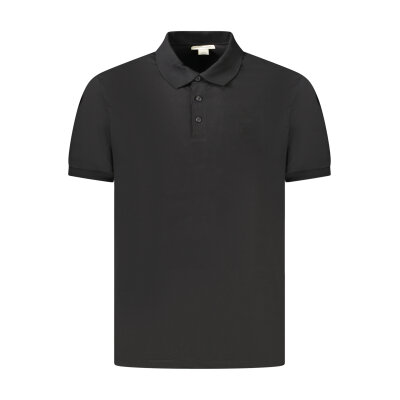 Ανδρική Μπλούζα POLO CALVIN KLEIN SS SMOOTH COTTON SOLID LV040HM281 Μαύρο