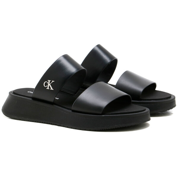 ckyw0yw016940gj_5_1 (1) ΓΥΝΑΙΚΕΙΟ SANDAL SLIDE DOUBLE STRAP CALVIN KLEIN YW0YW01694-0GJ - Image 1
