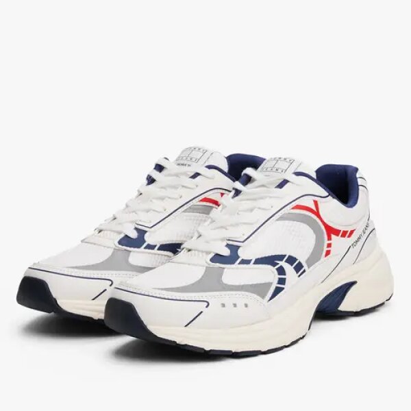 Ανδρικό Παπούτσι TOMMY JEANS ARCHIVE'25  EM0EM01569 Λευκό Μπλε - Image 5