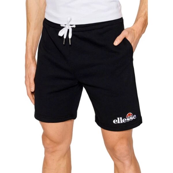 ellesse-silvan-fleece-athlhtikh-andrikh-bermoyda-mayrh-shf09162-011 Ανδρική Βερμούδα Φούτερ ELLESSE CORE SILVAN FLEECE SHF09162 Μαύρο - Image 1