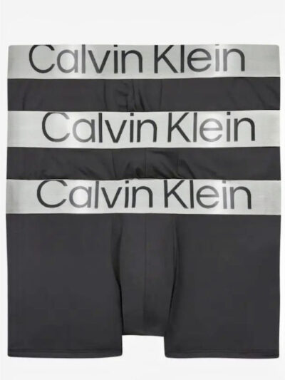 Ανδρικά Εσώρουχα CALVIN KLEIN NB3130A TRUNK 3PK Μαύρο S/S25