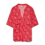 ΓΥΝΑΙΚΕΙΟ ΠΟΥΚΑΜΙΣΟ VERO MODA RED VMBETSY 2/4 V-NECK TOP WVN BTQ GA 10328047