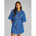 ΓΥΝΑΙΚΕΙΟ ΦΟΡΕΜΑ LINEN BOXY BELTED SHIRT DRESS CALVIN KLEIN J20J225169-1A4