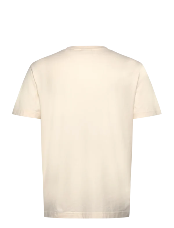 Ανδρική μπλούζα κοντό μανίκι GANT 2003301 s/s25 μπεζ - Image 2