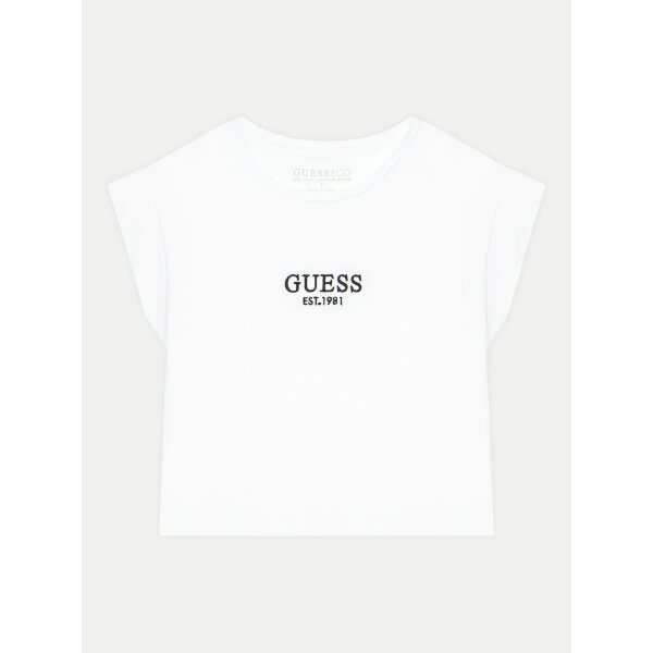 guess-t-shirt-j4bi34-j1314-leuko-boxy-fit-0000304572012 ΠΑΙΔΙΚΗ ΜΠΛΟΥΖΑ ΚΟΡΙΤΣΙ GUESS J4BI34J1314-G011 - Image 1