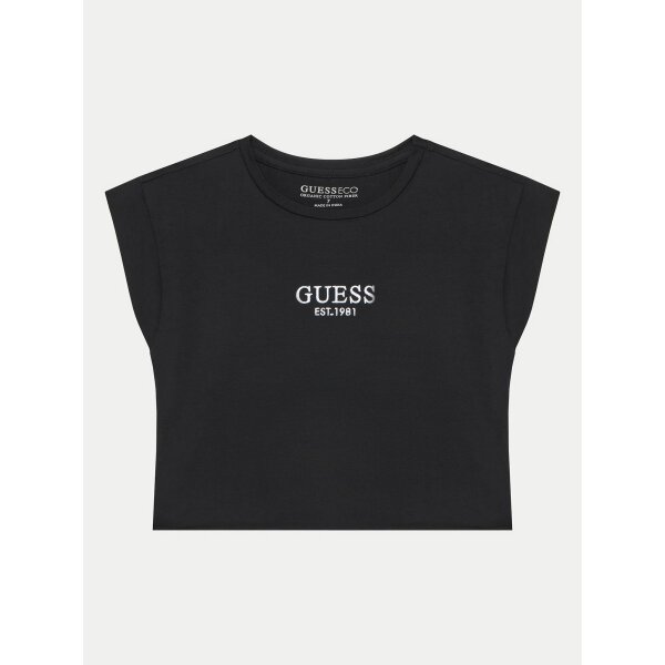 guess-t-shirt-j4bi34-j1314-mauro-boxy-fit-0000304572074 ΠΑΙΔΙΚΗ ΜΠΛΟΥΖΑ ΚΟΡΙΤΣΙ GUESS J4BI34J1314-JBLK - Image 1