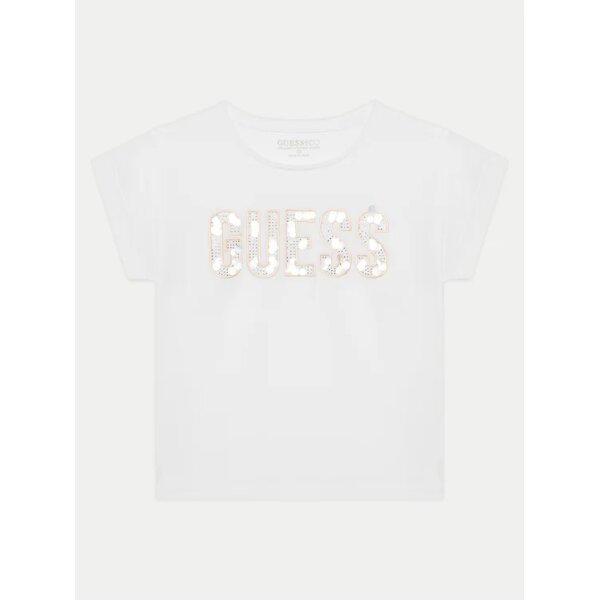 guess-t-shirt-j5gi09-k6yw4-leuko-regular-fit-0000304847172 ΠΑΙΔΙΚΗ ΜΠΛΟΥΖΑ ΚΟΡΙΤΣΙ GUESS J5GI09K6YW4-G011 - Image 1
