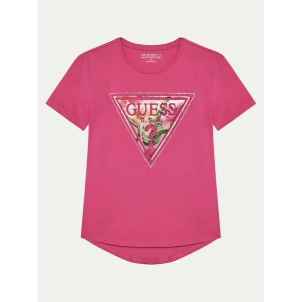 guess-t-shirt-j5gi15-k6yw4-roz-regular-fit-0000304847264 ΠΑΙΔΙΚΗ ΜΠΛΟΥΖΑ ΚΟΡΙΤΣΙ GUESS J5GI15K6YW4-G6V7 - Image 1