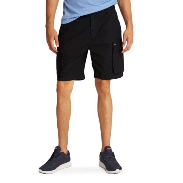 Ανδρική Βερμούδα  CALVIN KLEIN WASHED CARGO  J30J327376 Μαύρο - Image 1
