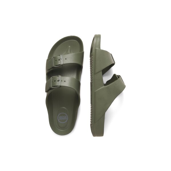 jackjones-jfwcroxtonmouldedsandalnoos-green (2) Ανδρική Παντόφλα JACK & JONES MOULDED SANDAL 12204004 Χακί - Image 1