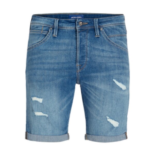 Ανδρική Βερμούδα JACK & JONES Τζιν 12269608 Regular fit Μπλε - Image 5