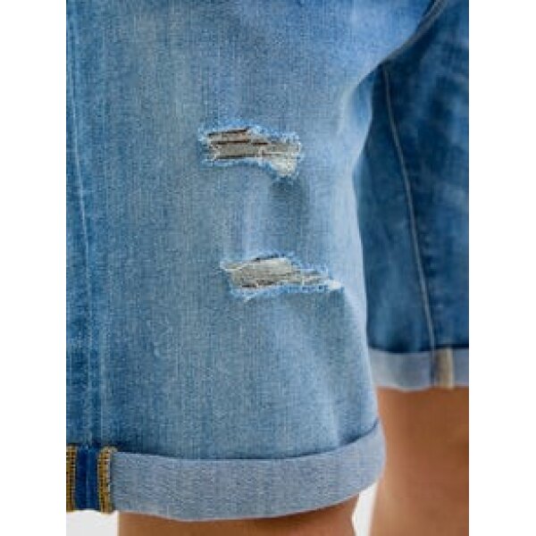 Ανδρική Βερμούδα JACK & JONES Τζιν 12269608 Regular fit Μπλε - Image 2