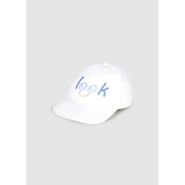 kapelo-keimeno-moro-leuko-XL-4 ΠΑΙΔΙΚΟ ΚΑΠΕΛΟ ΜΕ ΚΕΝΤΗΜΑ ΛΕΥΚΟ "LOOK" ΑΓΟΡΙ MAYORAL 25-10883-064 - Image 1