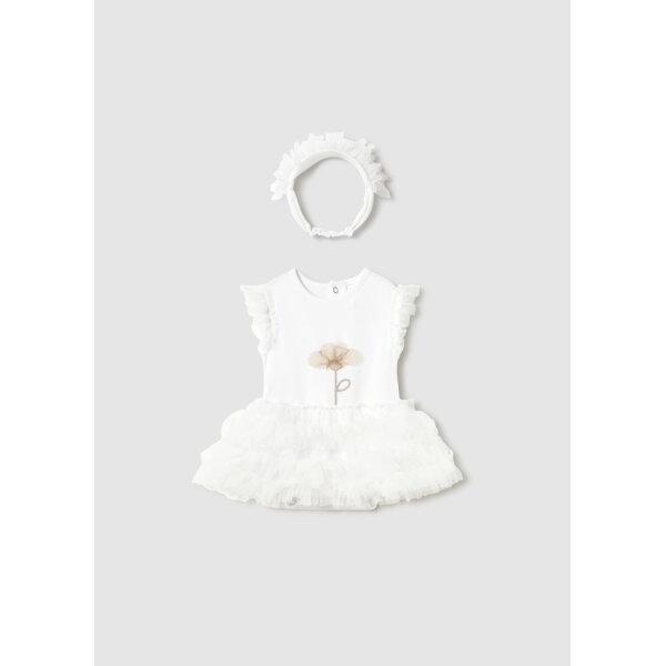 kormaki-me-touli-kai-kordela-neogenneto-leuko-XL-4 ΒΡΕΦΙΚΟ ΦΟΡΜΑΚΙ ΜΕ ΤΟΥΛΙ ΚΑΙ ΣΤΕΚΑ ΚΟΡΙΤΣΙ ΛΕΥΚΟ MAYORAL 25-01756-071 - Image 1