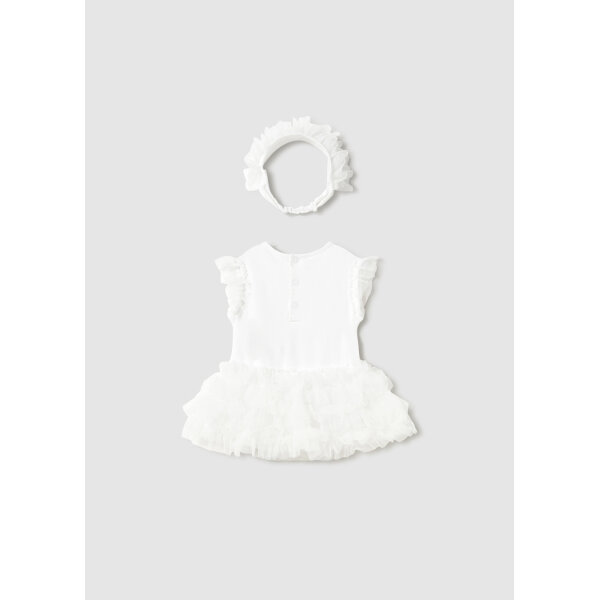 kormaki-me-touli-kai-kordela-neogenneto-leuko-XL-5 ΒΡΕΦΙΚΟ ΦΟΡΜΑΚΙ ΜΕ ΤΟΥΛΙ ΚΑΙ ΣΤΕΚΑ ΚΟΡΙΤΣΙ ΛΕΥΚΟ MAYORAL 25-01756-071 - Image 2