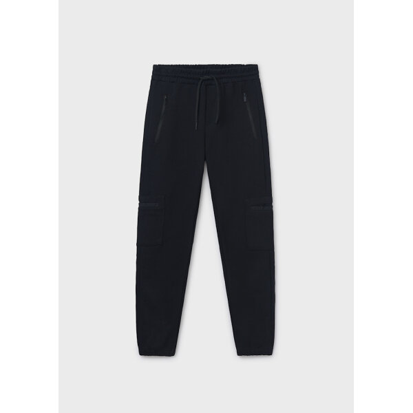 panteloni-casual-antithese-agori-mauro-XL-4 ΠΑΙΔΙΚΟ ΠΑΝΤΕΛΟΝΙ ATHLETICS ΜΑΥΡΟ ΑΓΟΡΙ MAYORAL 25-06528-084 - Image 2