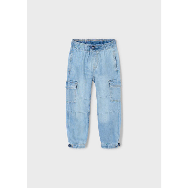 panteloni-phardu-cargo-agori-khloriomeno-XL-4 ΠΑΙΔΙΚΟ ΠΑΝΤΕΛΟΝΙ ΤΖΙΝ  ΦΑΡΔΥ ΜΠΛΕ ΚΟΡΙΤΣΙ MAYORAL 25-06539-020 - Image 1