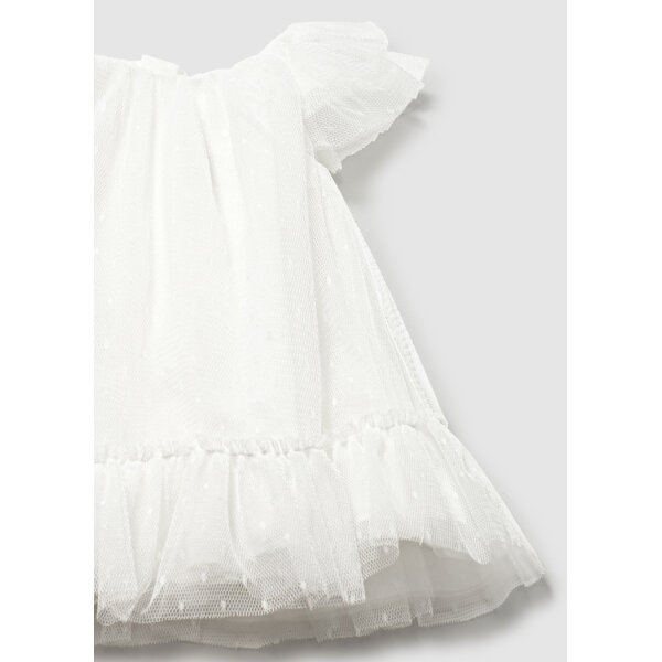 phorema-touli-neogenneto-krem-XL-6 ΒΡΕΦΙΚO ΦΟΡΕΜΑ ΜΕ ΤΟΥΛΙ ΜΠΕΖ MAYORAL 25-01850-020 - Image 4