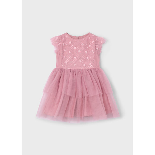 ΠΑΙΔΙΚΟ ΦΟΡΕΜΑ ΜΕ ΠΟΥΛΙΕΣ ΡΟΖ ΚΟΡΙΤΣΙ MAYORAL 25-03914-052 - Image 1