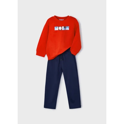 ΠΑΙΔΙΚΟ ΣΕΤ ΦΟΡΜΑ ΦΟΥΤΕΡ ΚΟΚΚΙΝΟ ΑΓΟΡΙ MAYORAL 25-03879-039