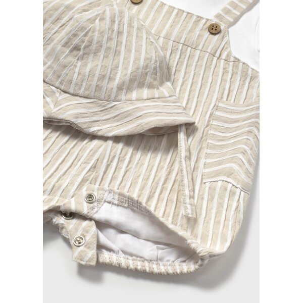 phormaki-me-prosomoiose-salopetas-riges-neogenneto-gkri-anoikhto-XL-6 ΠΑΙΔΙΚΟ ΦΟΡΜΑΚΙ ΑΓΟΡΙ ΚΟΝΤΟ ΜΕ ΚΑΠΕΛΟ ΜΠΕΖ MAYORAL 25-01602-045 - Image 4