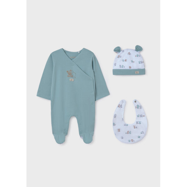 ΒΡΕΦΙΚΟ ΦΟΡΜΑΚΙ ΜΑΚΡΥ ΜΕ ΣΚΟΥΦΑΚΙ ΚΑΙ ΣΑΛΙΑΡΑ ΠΡΑΣΙΝΟ MAYORAL 25-09907-059 - Image 1