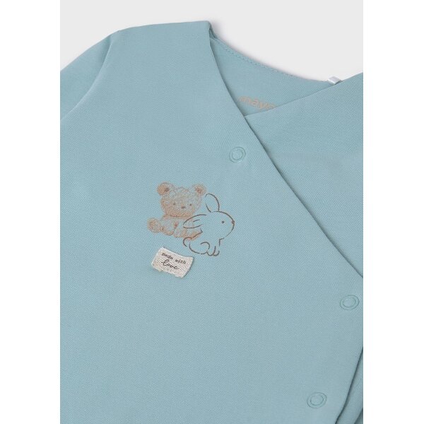 ΒΡΕΦΙΚΟ ΦΟΡΜΑΚΙ ΜΑΚΡΥ ΜΕ ΣΚΟΥΦΑΚΙ ΚΑΙ ΣΑΛΙΑΡΑ ΠΡΑΣΙΝΟ MAYORAL 25-09907-059 - Image 2