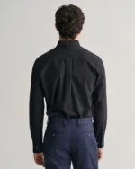 Ανδρικό Πουκάμισο GANT REG PINPOINT OXFORD 3000300 Μαύρο - Image 3