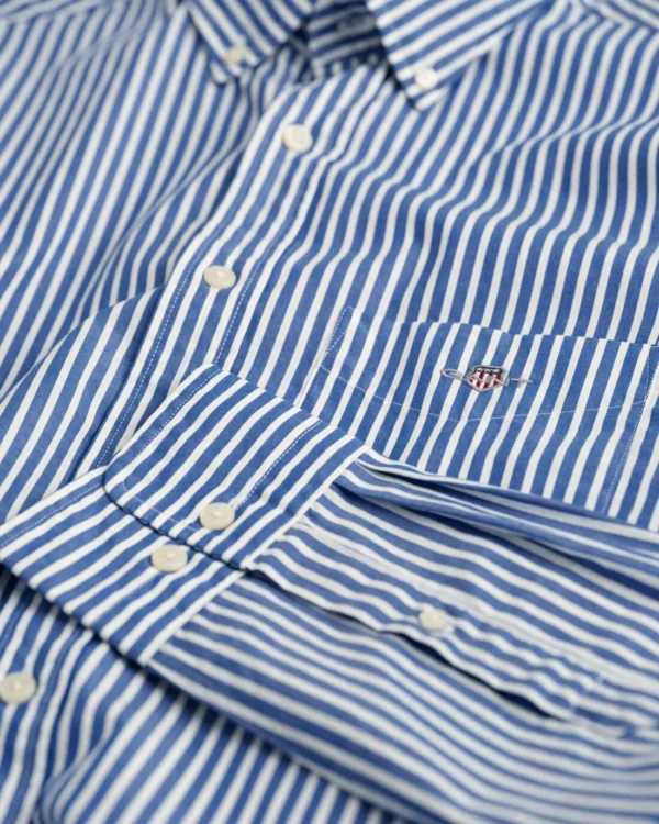 Ανδρικό Πουκάμισο GANT REG CLASSIC POPLIN STRIPE 3000130 Μπλε - Image 2