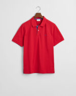 Ανδρική Μπλούζα GANT REG CONTRAST PIQUE SS POLO 2062026 Κόκκινο