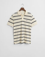 Ανδρική Μπλούζα GANT STRIPED POLO 2014022 Εκρού