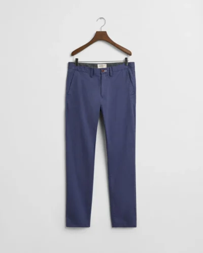Ανδρικό Παντελόνι GANT SLIM TWILL CHINOS 1505221 Μπλε