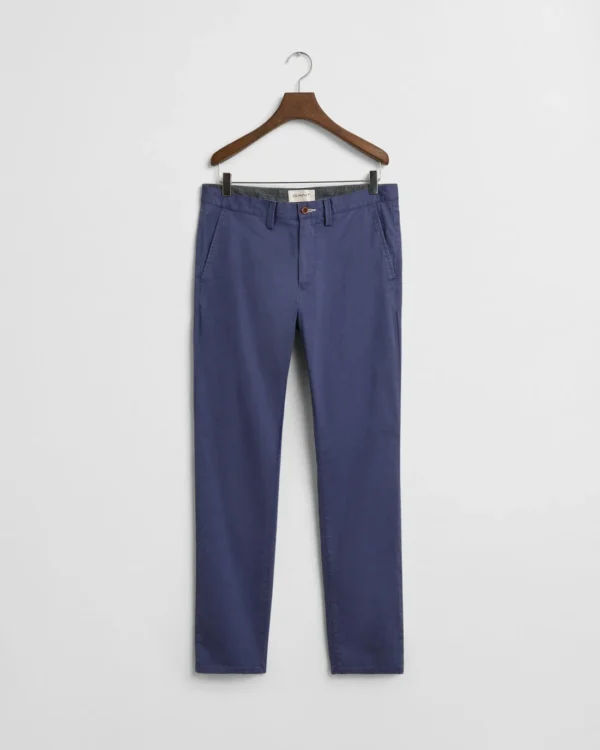 Ανδρικό Παντελόνι GANT SLIM TWILL CHINOS 1505221 Μπλε - Image 1