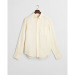 Ανδρικό Πουκάμισο Λινό GANT REG GMNT DYED LINEN 3240120 Εκρού