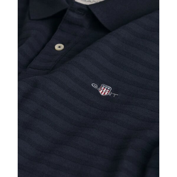time__1731594007__202501-2014035-433-detail-fv-1 Ανδρική Μπλούζα GANT TEXTURE STRIPE POLO 2014035 Μπλε - Image 2