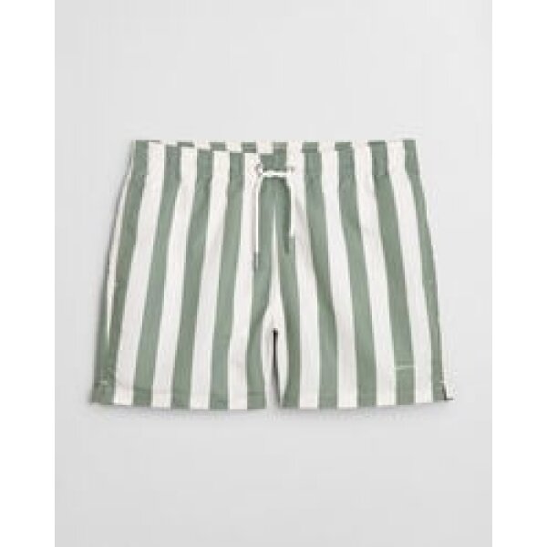 Ανδρική Βερμούδα GANT BLOCK STRIPE SWIM SHORT 922516006 ριγέ πράσινο - Image 2