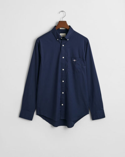 Ανδρικό Πουκάμισο GANT REG CLASSIC POPLIN 3000100 Μπλε