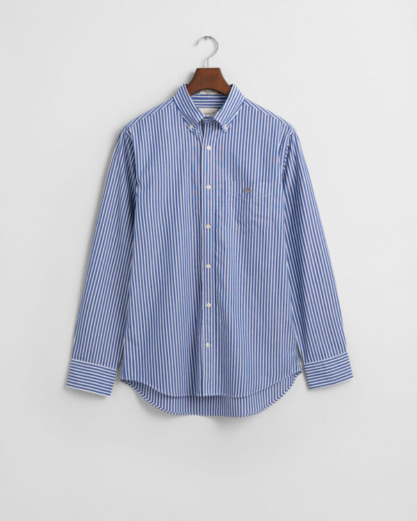 Ανδρικό Πουκάμισο GANT REG CLASSIC POPLIN STRIPE 3000130 Μπλε - Image 1