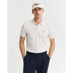Ανδρική Μπλούζα GANT TEXTURE STRIPE POLO 2014035 Εκρού