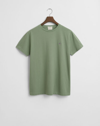 Ανδρική Μπλούζα GANT SLIM PIQUE SS 2013033 Πράσινο S/S25