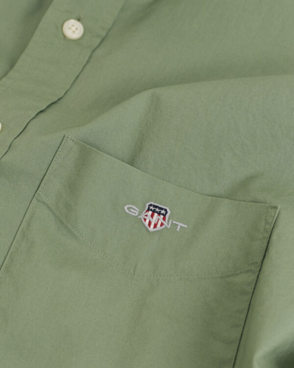 Ανδρικό Πουκάμισο GANT REG CLASSIC POPLIN 3000100 Πράσινο - Image 4