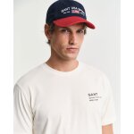 Ανδρική μπλούζα κοντό μανίκι GANT 2003300 S/S25 μπεζ - Image 2