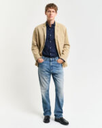 Ανδρικό Πουκάμισο GANT REG CLASSIC POPLIN 3000100 Μπλε - Image 6
