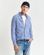 Ανδρικό Πουκάμισο GANT REG CLASSIC POPLIN STRIPE 3000130 Μπλε - Image 3