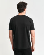 Ανδρική Μπλούζα GANT REG SHIELD SS 2003184 Μαύρο S/S25 - Image 3