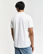 Ανδρική Μπλούζα GANT REG CONTRAST PIQUE SS POLO 2062026 Λευκό - Image 3
