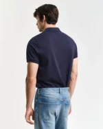 Ανδρική Μπλούζα GANT 2210 REG SHIELD SS PIQUE POLO Μπλε S/S25 - Image 4