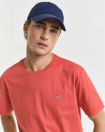 Ανδρική Μπλούζα GANT REG SHIELD SS 2003184 Πορτοκαλί S/S25 - Image 4