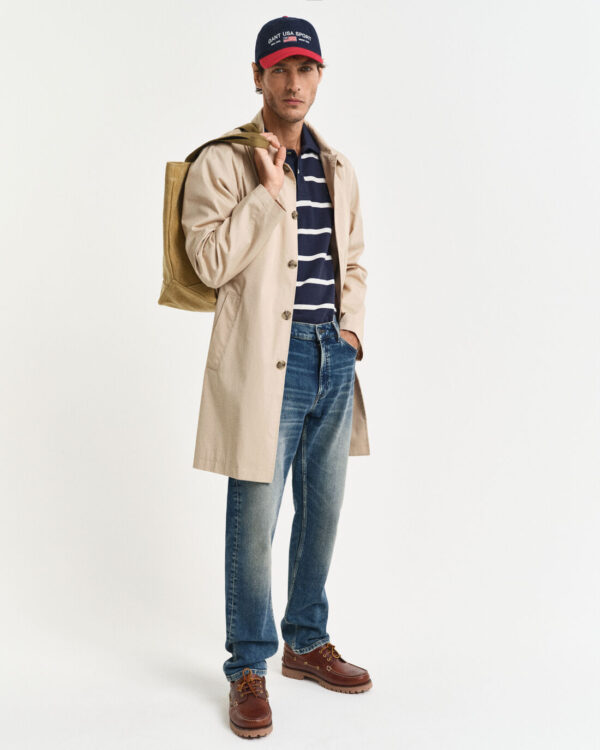 Ανδρική Μπλούζα GANT STRIPED POLO 2014022 Μπλε - Image 3